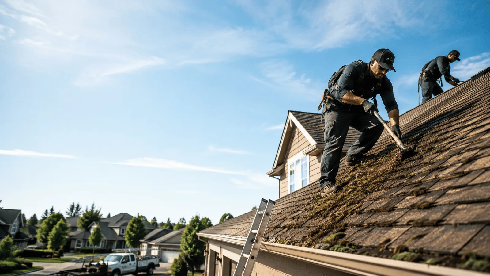 Roof Moss Removal in Elliott, IL near me
